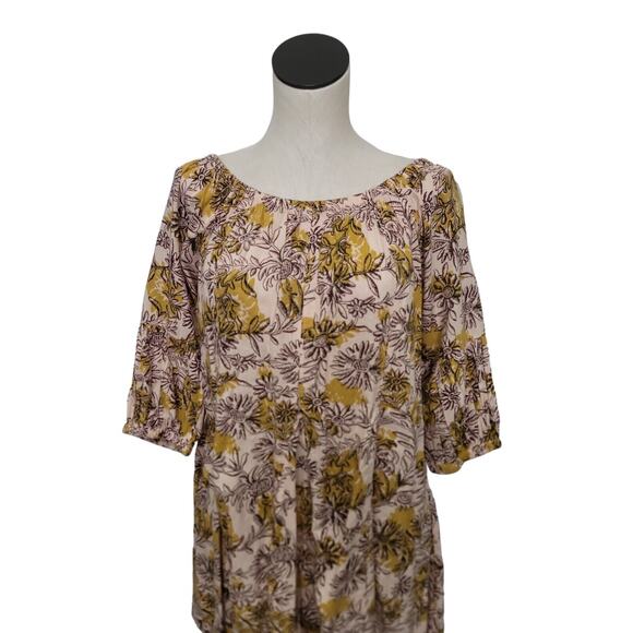 NWT Daily Practice Anthropologie Ruffle Mini Dress Floral Womens Size XS - Picture 5 of 11